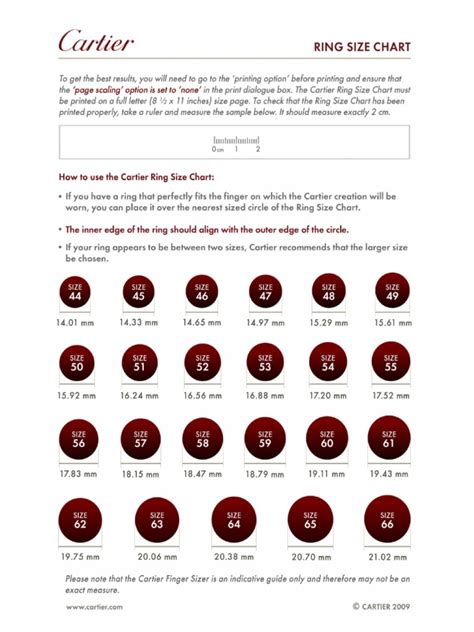 cartier ring size 10|cartier jewelry size chart.